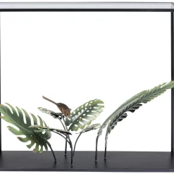 KARE Design Kommoden & Sideboards-Konsole Palms Schwarz 100X86Cm