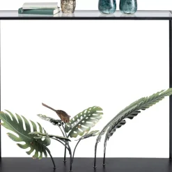 KARE Design Kommoden & Sideboards-Konsole Palms Schwarz 100X86Cm