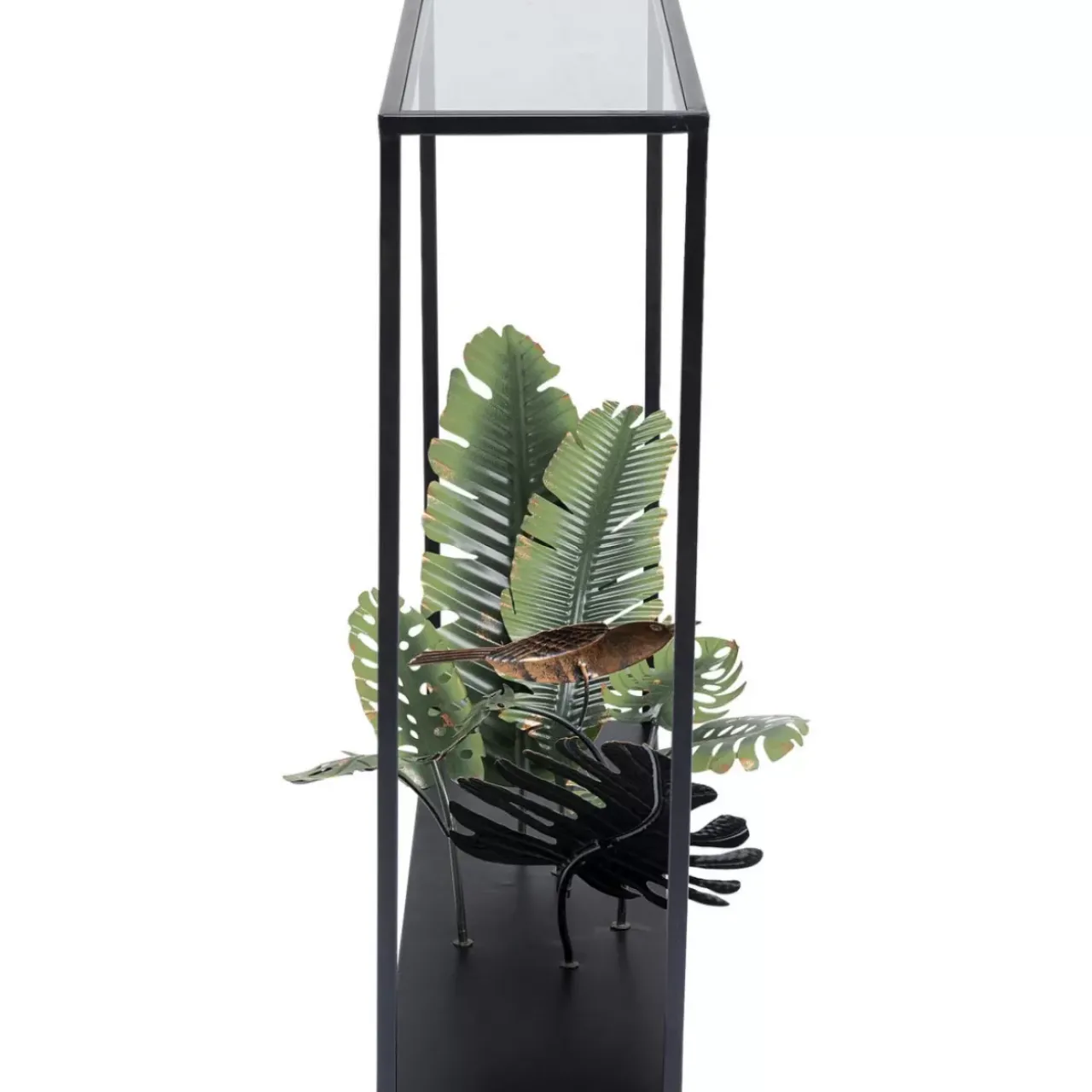 KARE Design Kommoden & Sideboards-Konsole Palms Schwarz 100X86Cm