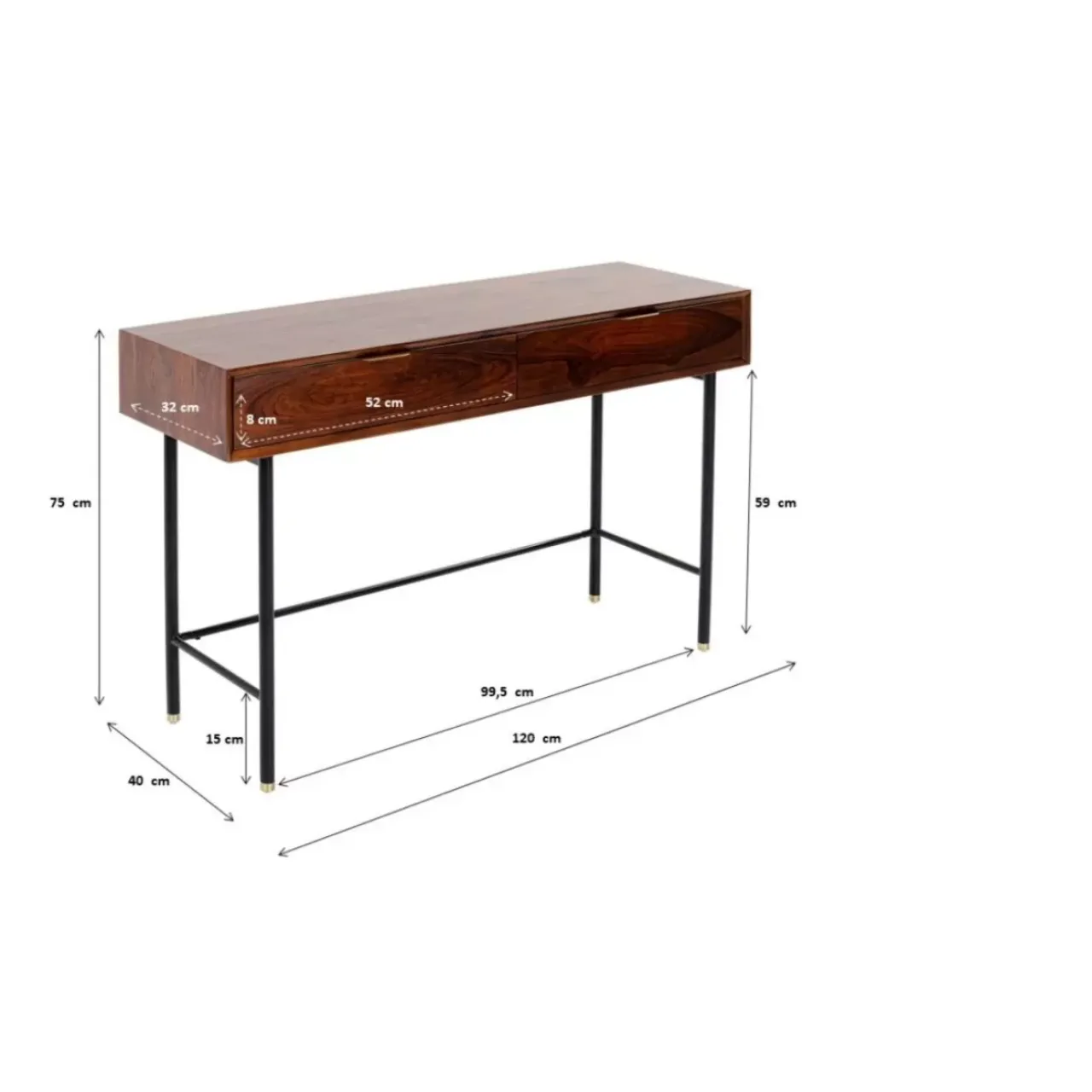 KARE Design Kommoden & Sideboards-Konsole Ravello 120X40