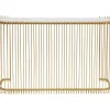 KARE Design Kommoden & Sideboards-Konsole Wire Glas Marble Gold 142X89Cm