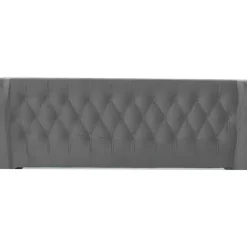 KARE Design Betten-Kopfteil Benito Moon Grau 160Cm