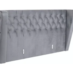 KARE Design Betten-Kopfteil Benito Moon Grau 160Cm