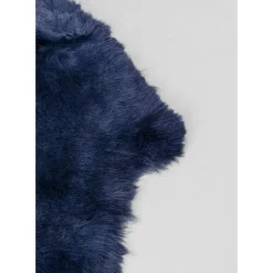 KARE Design Teppiche-Lammfell Heidi Blau 85X60Cm