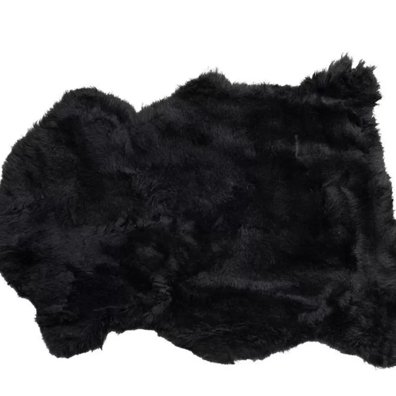 KARE Design Teppiche-Lammfell Heidi Schwarz 85X60