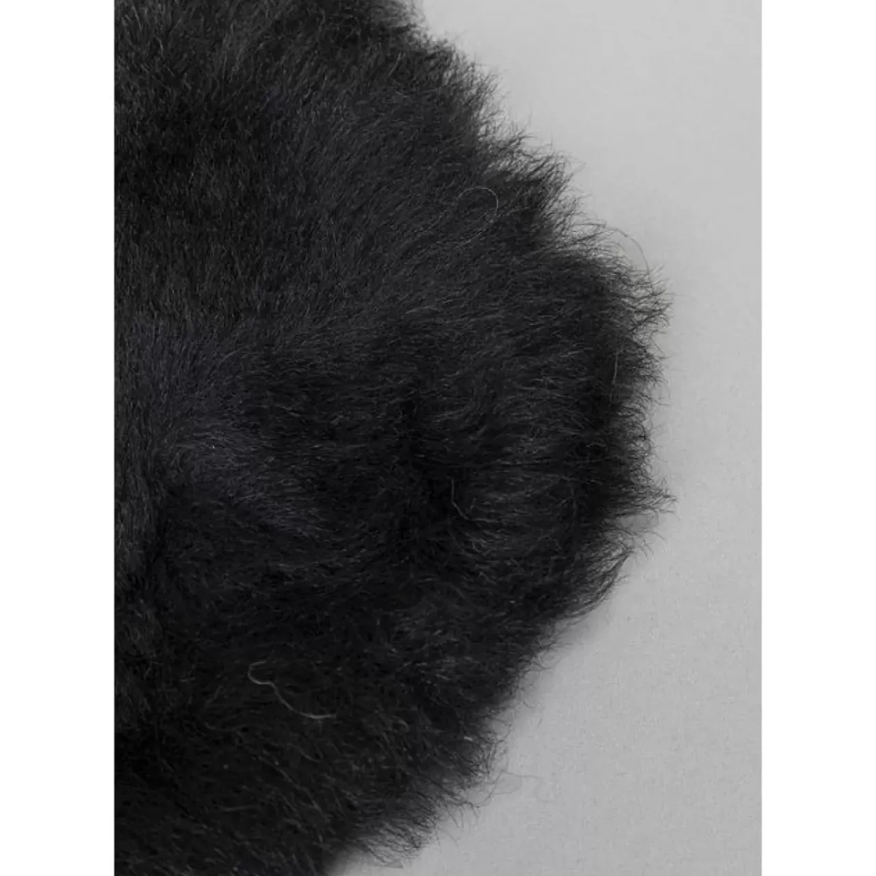 KARE Design Teppiche-Lammfell Heidi Schwarz 85X60