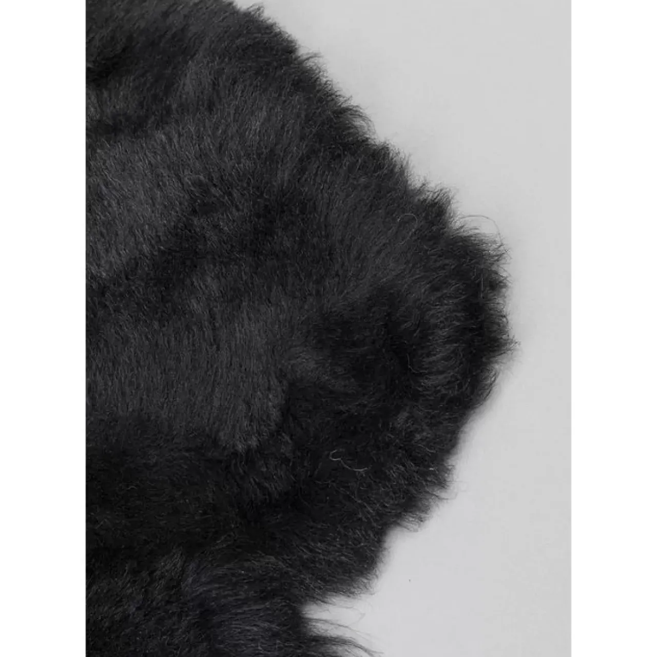 KARE Design Teppiche-Lammfell Heidi Schwarz 85X60