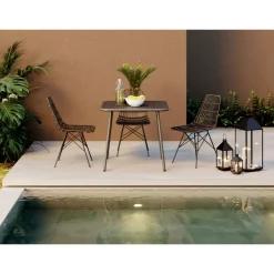 KARE Design Kerzenständer & Laternen-Laterne Giardino Schwarz Gold (4/Set)