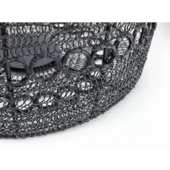 KARE Design Kerzenständer & Laternen-Laterne Hayat Cone Schwarz 37Cm