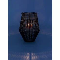 KARE Design Kerzenständer & Laternen-Laterne Hayat Schwarz 33Cm