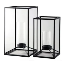 KARE Design Kerzenständer & Laternen-Laterne Lito (2/Set)