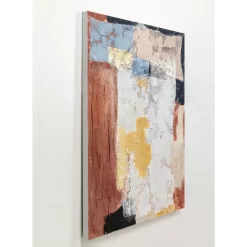 KARE Design Bilder-Leinwandbild Art Splash Orange 90X120Cm