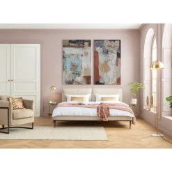 KARE Design Bilder-Leinwandbild Art Splash Orange 90X120Cm