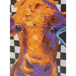 KARE Design Bilder-Leinwandbild Colorful Cows 120X90Cm