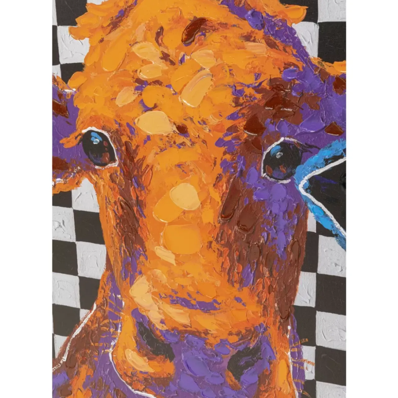 KARE Design Bilder-Leinwandbild Colorful Cows 120X90Cm