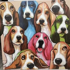 KARE Design Bilder-Leinwandbild Doggy Eye`S 100X100Cm