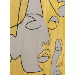 KARE Design Bilder-Leinwandbild Faces 70X100Cm