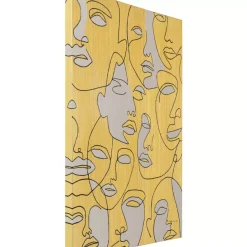 KARE Design Bilder-Leinwandbild Faces 70X100Cm