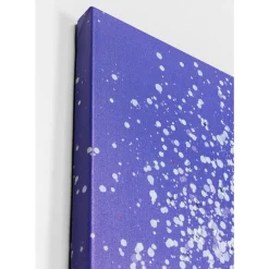 KARE Design Bilder-Leinwandbild Flower Boat Lila Weis 120X160Cm