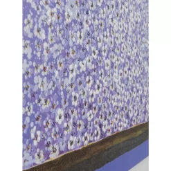 KARE Design Bilder-Leinwandbild Flower Boat Lila Weis 80X100Cm