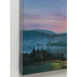 KARE Design Bilder-Leinwandbild Flying Elephant At Night 80X100Cm