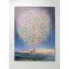 KARE Design Bilder-Leinwandbild Flying Elephant At Night 120X160Cm