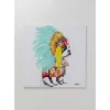 KARE Design Bilder-Leinwandbild Headdress Dog 80X80Cm