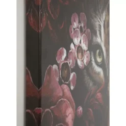 KARE Design Bilder-Leinwandbild Tiger In Flower 90X140Cm