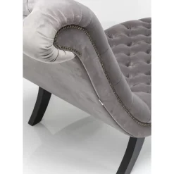 KARE Design Sofas & Couches-Liege Desire Velvet Silbergrau