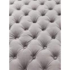 KARE Design Sofas & Couches-Liege Desire Velvet Silbergrau