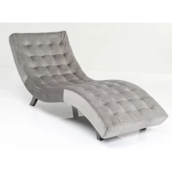 KARE Design Sofas & Couches-Liege Snake Grau 197Cm