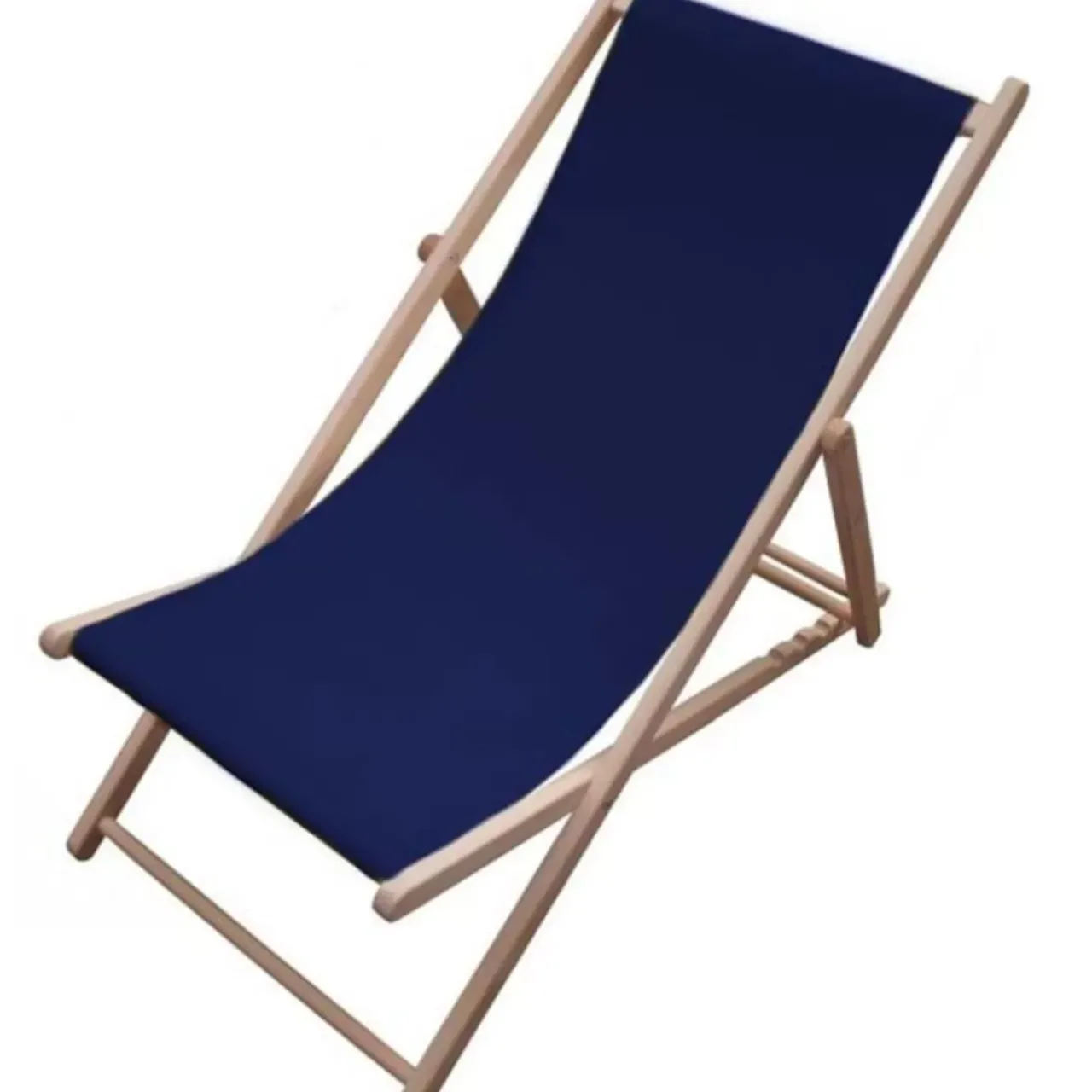 KARE Design Outdoormöbel-Liegestuhl Easy Summer Dunkelblau
