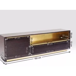 KARE Design Kommoden & Sideboards-Lowboard Casino Lounge