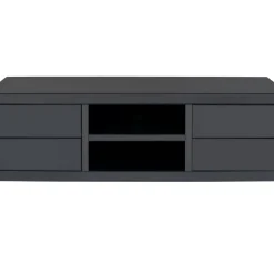 KARE Design Kommoden & Sideboards-Lowboard Luxury Push Grau 140X50Cm