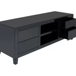 KARE Design Kommoden & Sideboards-Lowboard Luxury Push Grau 140X50Cm