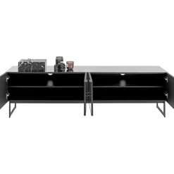 KARE Design Kommoden & Sideboards-Lowboard Soran Schwarz 180X40Cm