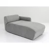 KARE Design Sofas & Couches-Lucca Ottomane Elements Grau Links 90Cm