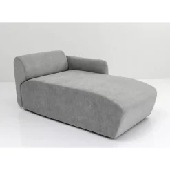 KARE Design Sofas & Couches-Lucca Ottomane Elements Grau Links 90Cm