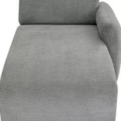 KARE Design Sofas & Couches-Lucca Ottomane Elements Grau Rechts 90Cm