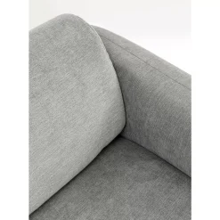 KARE Design Sofas & Couches-Lucca Ottomane Elements Grau Rechts 90Cm