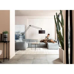 KARE Design Sofas & Couches-Lucca Schlussecke Elements Links Grau 89Cm