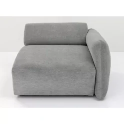 KARE Design Sofas & Couches-Lucca Schlussecke Elements Rechts Grau 89Cm