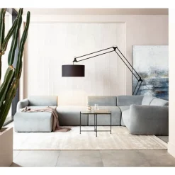 KARE Design Sofas & Couches-Lucca Schlussecke Elements Rechts Grau 89Cm
