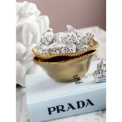 KARE Design Geschirr & Tischaccessoires-Muslischale Bell Gold O16Cm