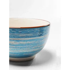 KARE Design Geschirr & Tischaccessoires-Muslischale Swirl Blau O14Cm