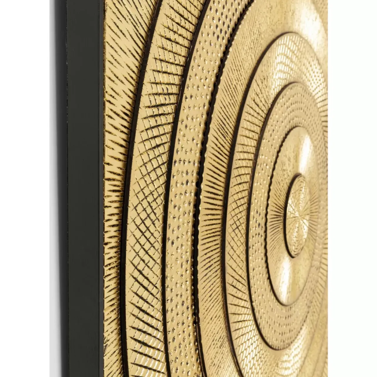 KARE Design Bilder-Objektbild Art Circle Gold 120X120Cm