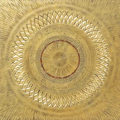 KARE Design Bilder-Objektbild Art Geometric Circle Gold 120X120Cm