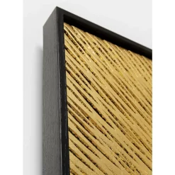 KARE Design Bilder-Objektbild Art Geometric Circle Gold 120X120Cm