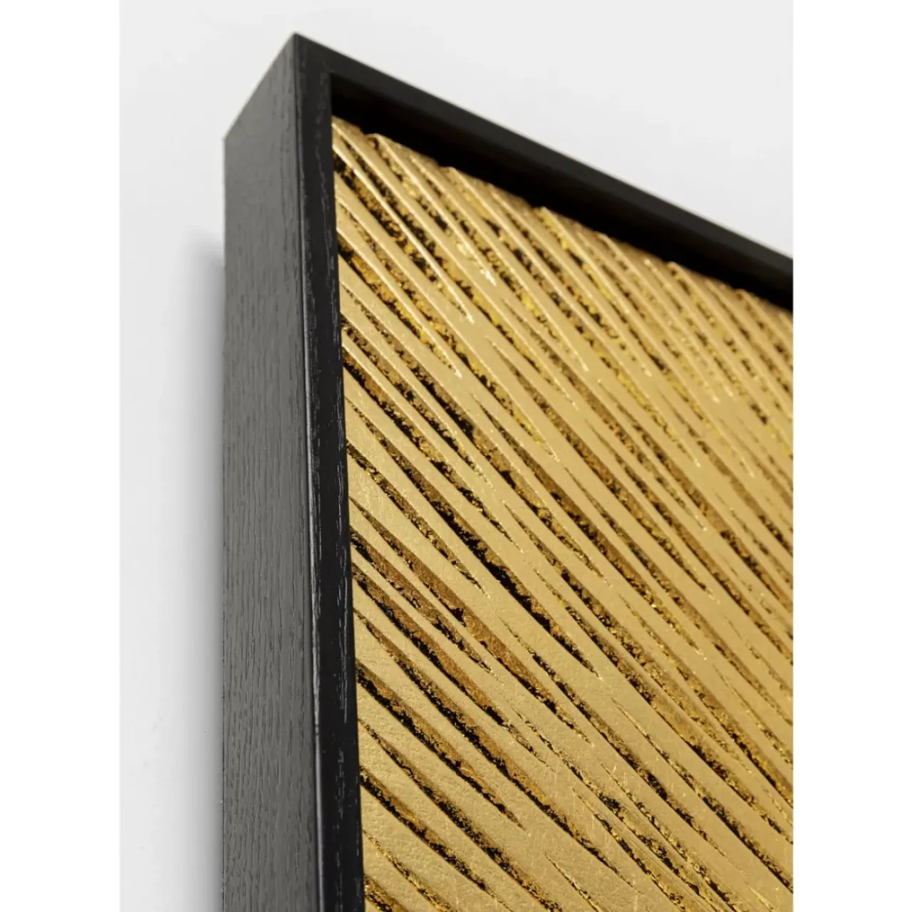 KARE Design Bilder-Objektbild Art Geometric Circle Gold 120X120Cm