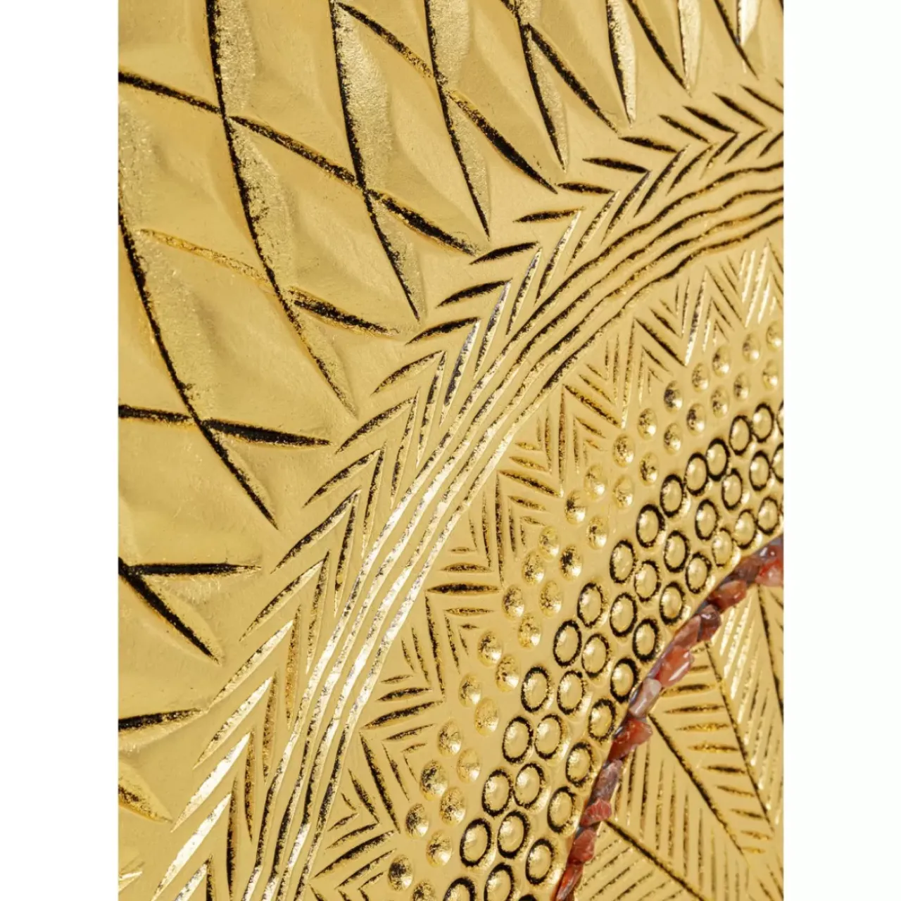 KARE Design Bilder-Objektbild Art Geometric Circle Gold 120X120Cm